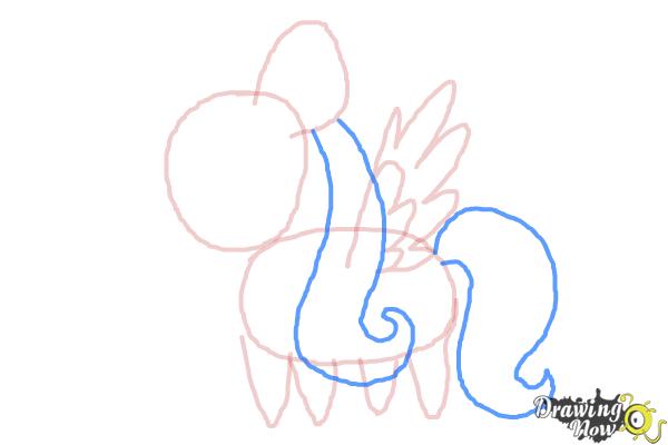 How to Draw Chibi Fluttershy from My Little Pony Friendship Is Magic - Step 5