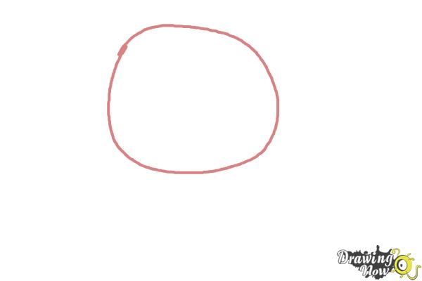 How to Draw a Chibi Pikachu - Step 1 How to Draw a Chibi Pikachu - Step 1