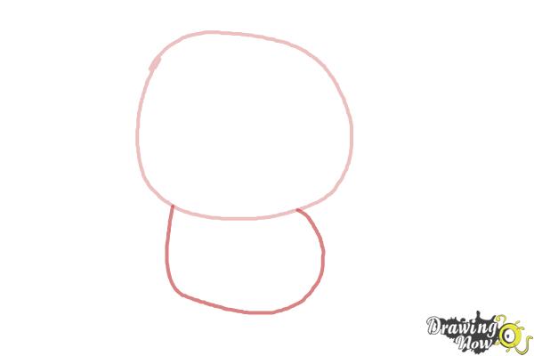 How to Draw a Chibi Pikachu - Step 2 How to Draw a Chibi Pikachu - Step 2