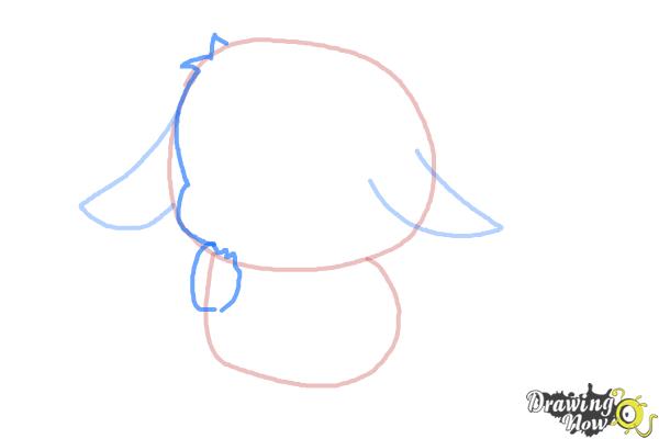 How to Draw a Chibi Pikachu - Step 4 How to Draw a Chibi Pikachu - Step 4