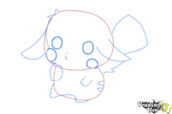 How to Draw a Chibi Pikachu - Step 8