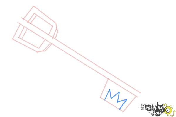 How to Draw a Keyblade - Step 5