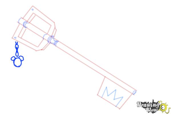 How to Draw a Keyblade - Step 7
