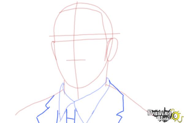 How to Draw Lewis Hamilton - Step 6