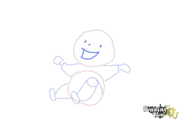 How to Draw a Kid - Step 7