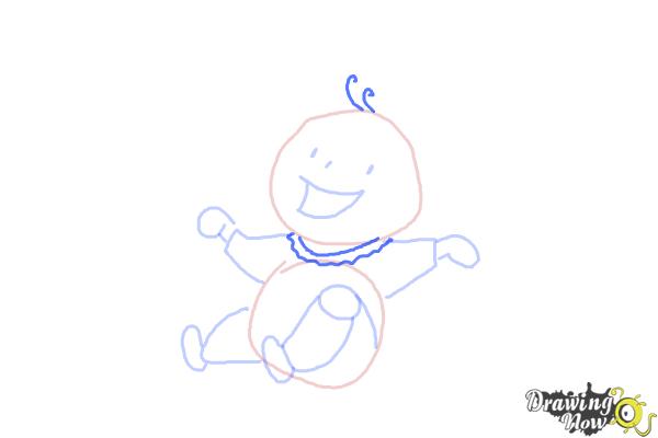 How to Draw a Kid - Step 8