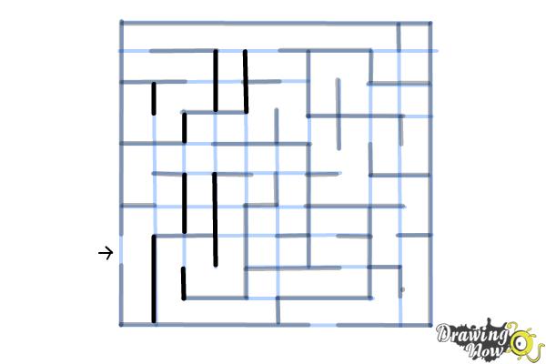 How to Draw a Labyrinth - Step 11 How to Draw a Labyrinth - Step 11