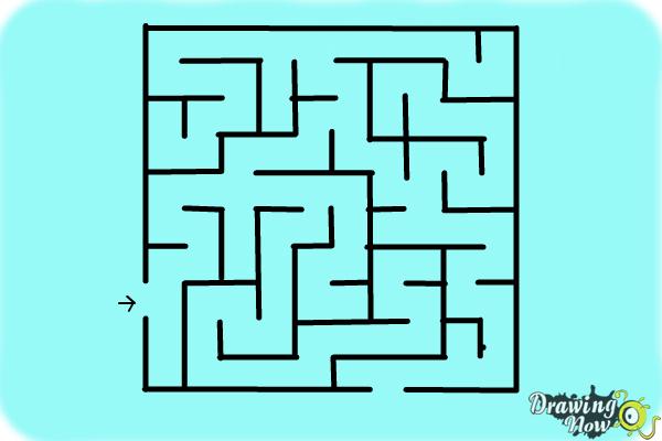 How to Draw a Labyrinth - Step 12 How to Draw a Labyrinth - Step 12