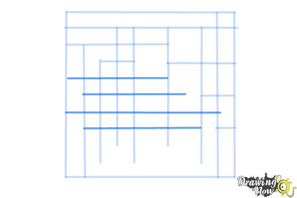 How to Draw a Labyrinth - Step 6 How to Draw a Labyrinth - Step 6