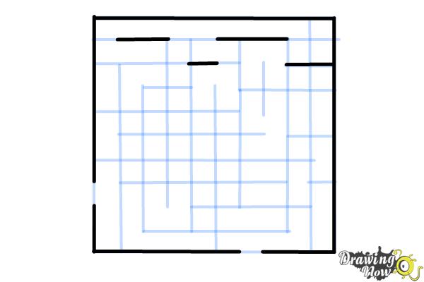 How to Draw a Labyrinth - Step 8