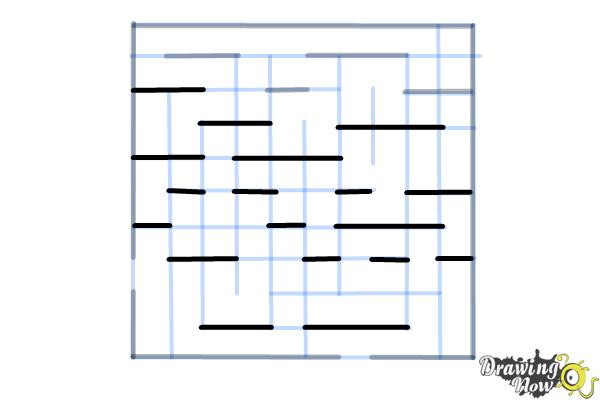 How to Draw a Labyrinth - Step 9