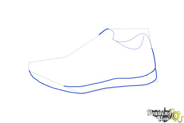 How to Draw Nike Shoes - Step 5