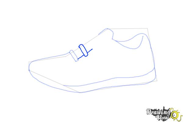 How to Draw Nike Shoes - Step 7