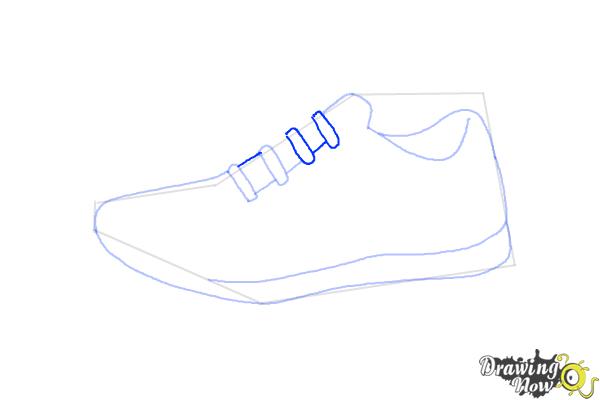 How to Draw Nike Shoes - Step 8