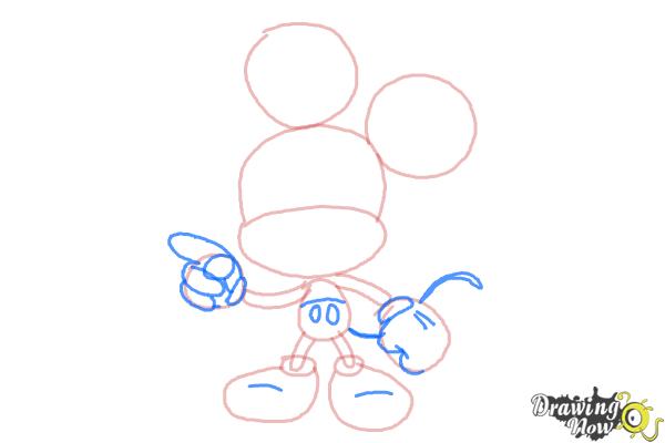 How to Draw Chibi Mickey Mouse - Step 5