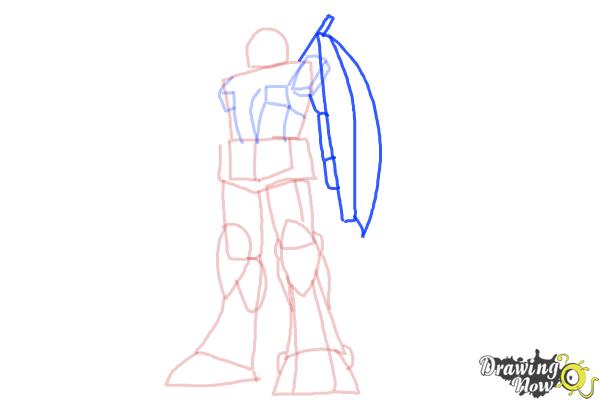 How to Draw a Gundam - Step 7