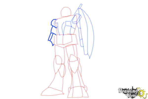 How to Draw a Gundam - Step 8
