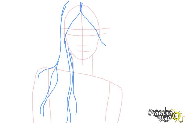 How to Draw Wet Hair - Step 5