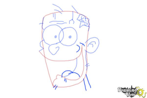 How to Draw a Zombie for Kids - Step 8