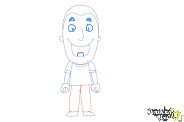 How to Draw a Person For Kids - Step 10