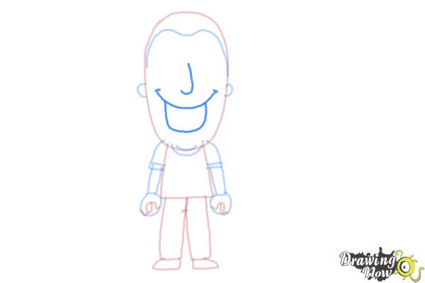 How to Draw a Person For Kids - Step 9