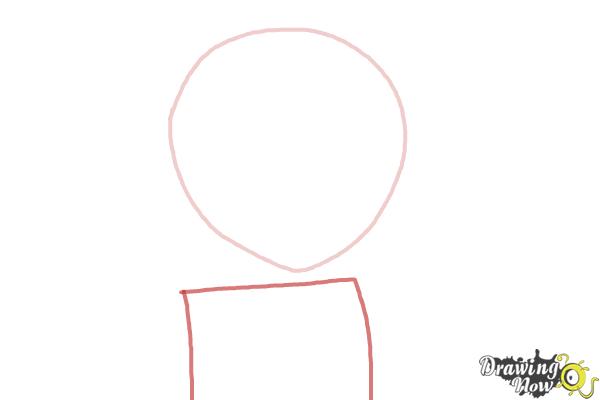How to Draw Manga Finn from Adventure Time - Step 2 How to Draw Manga Finn from Adventure Time - Step 2