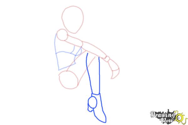 How to Draw Renee from Mew Mew Power - Step 6 How to Draw Renee from Mew Mew Power - Step 6