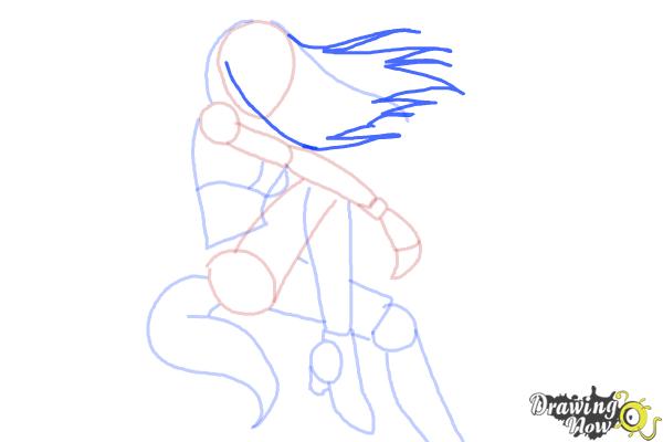 How to Draw Renee from Mew Mew Power - Step 9 How to Draw Renee from Mew Mew Power - Step 9