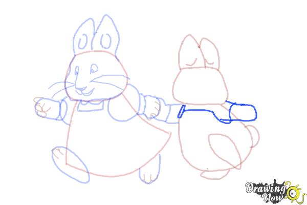 How to Draw Max And Ruby - Step 11