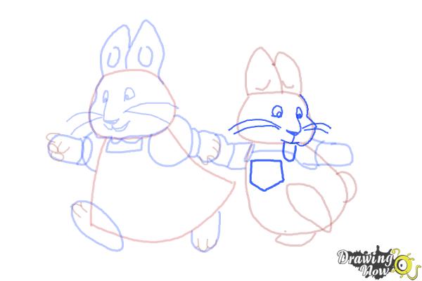 How to Draw Max And Ruby - Step 12