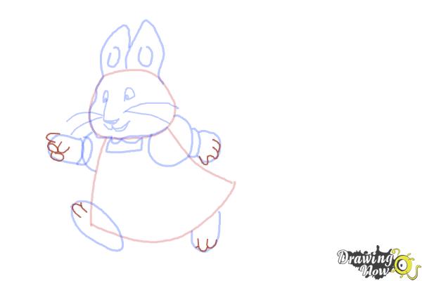 How to Draw Max And Ruby - Step 7