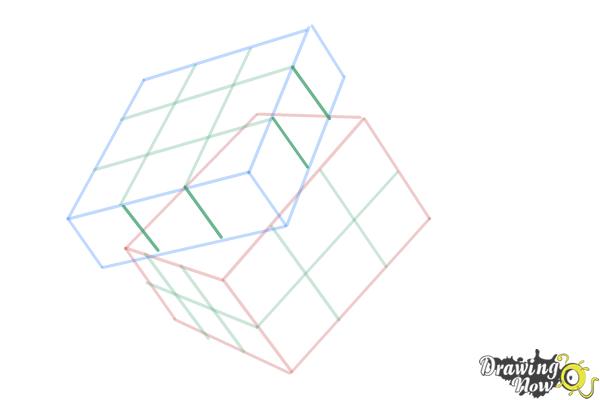 How to Draw a Rubik'S Cube - Step 8