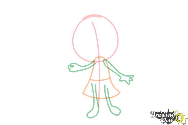 How to Draw a Little Girl Step by Step - Step 2 How to Draw a Little Girl Step by Step - Step 2