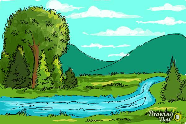 2461 River Valley Sketch Images Stock Photos  Vectors  Shutterstock