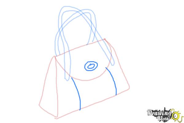 How to Draw a Purse - Step 6