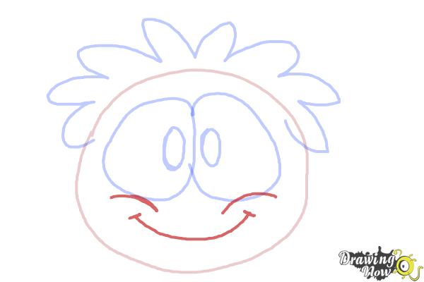 How to Draw a Puffle - Step 6