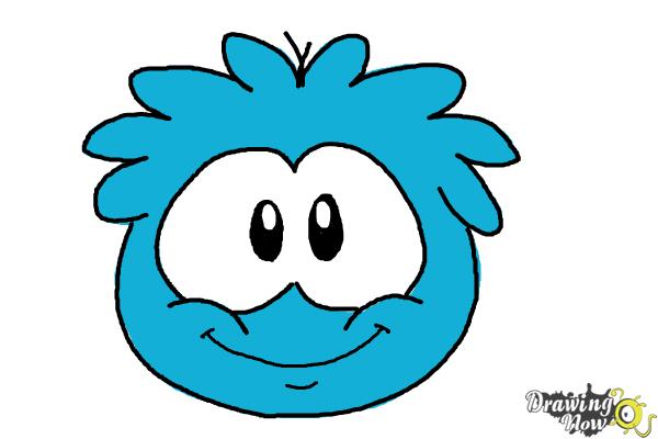 How to Draw a Puffle - Step 9