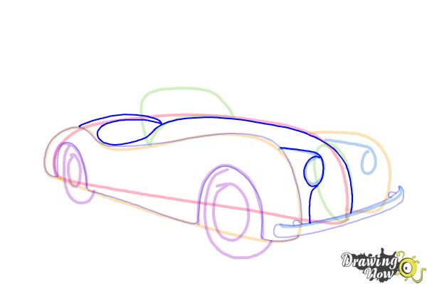 How to Draw Old Cars - Step 9