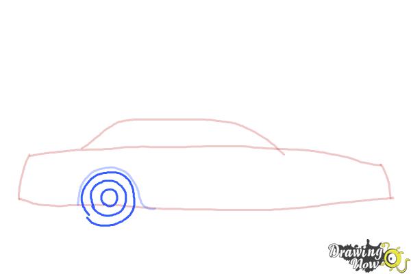 How to Draw a Police Car - Step 3 How to Draw a Police Car - Step 3