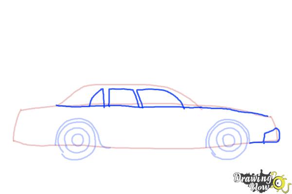 How to Draw a Police Car - Step 5