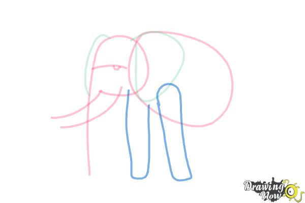 How to Draw Elephants - Step 6