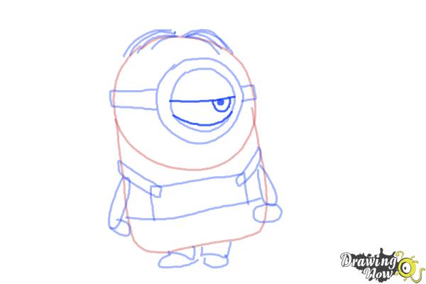 How to Draw a Minion - Step 7