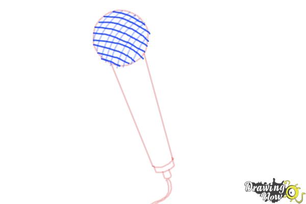 How to Draw a Microphone - Step 5