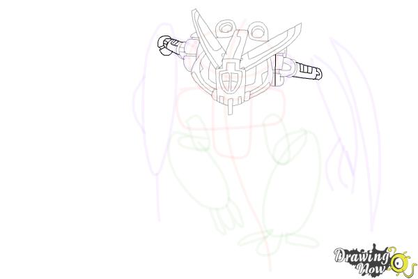 How to Draw a Mech - Step 11