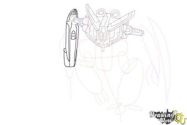 How to Draw a Mech - Step 12