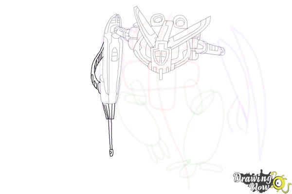 How to Draw a Mech - Step 13