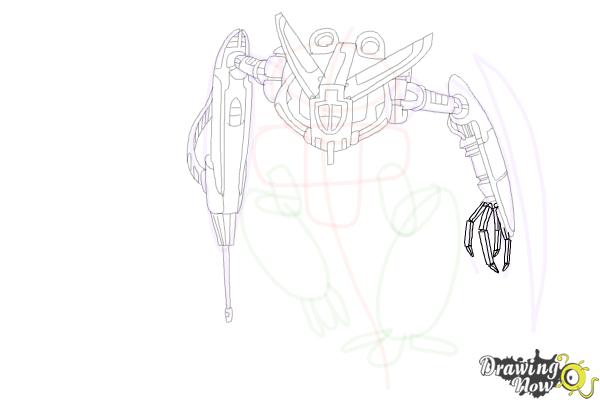 How to Draw a Mech - Step 15