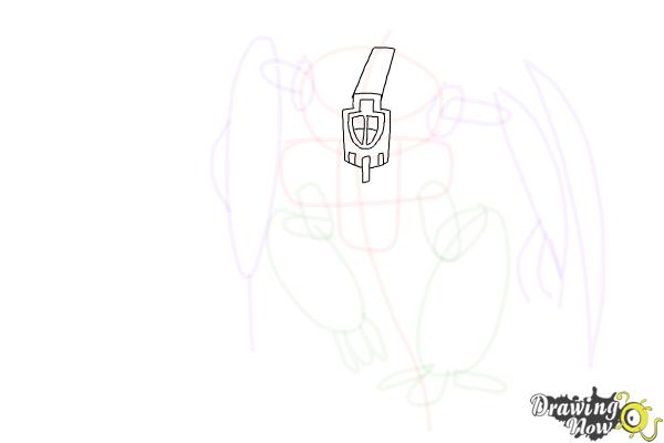 How to Draw a Mech - Step 7