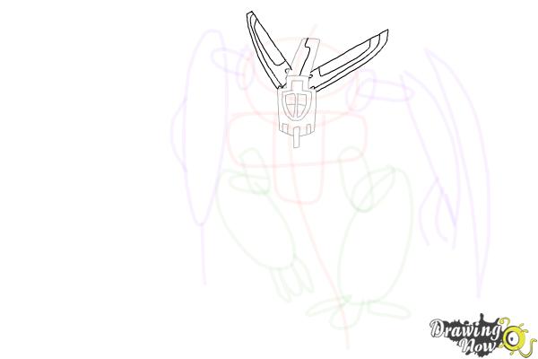 How to Draw a Mech - Step 8