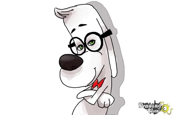 How to Draw Mr. Peabody from Mr. Peabody &Amp; Sherman - Step 10
